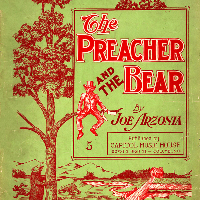 Preacher and the Bear (sheet music)