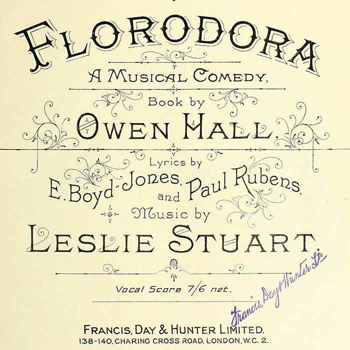 Florodora sheet music
