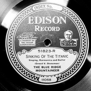 The Sinking of the Titanic (Edison Diamond Disc label)